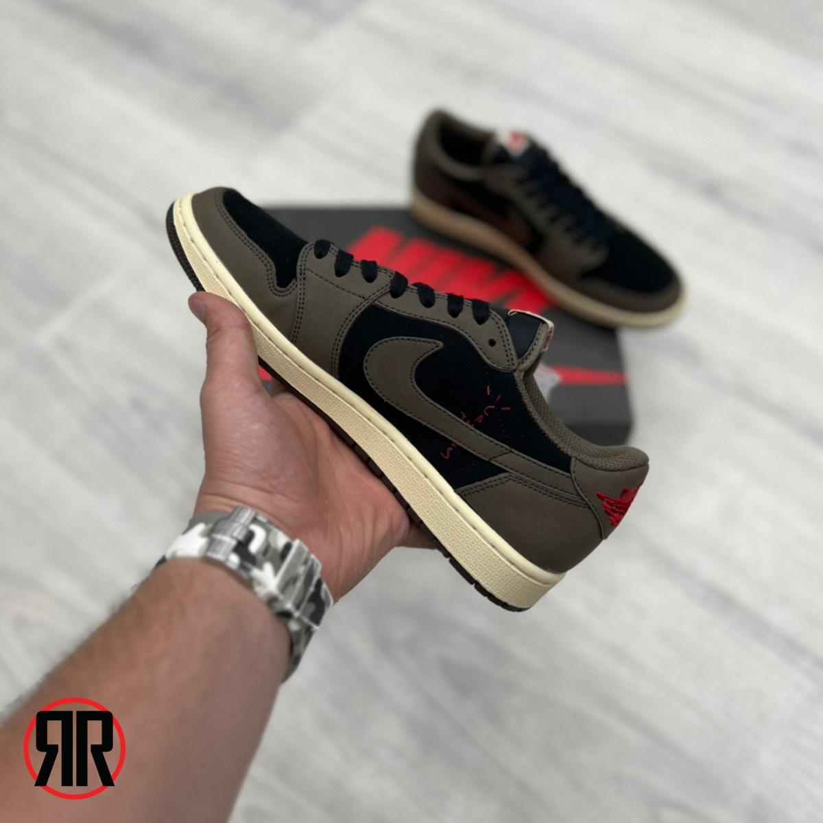 کتونی مردانه نایک Nike Air Jordan 1 Low Travis Scott
