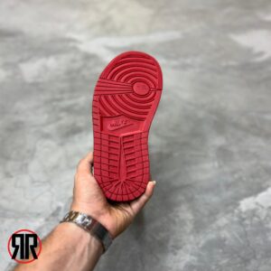 کتونی نایک ایر جردن 1 لو مشکی قرمز-2